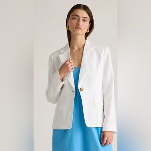 100% European Linen Structured Blazer (Brand new without tags)